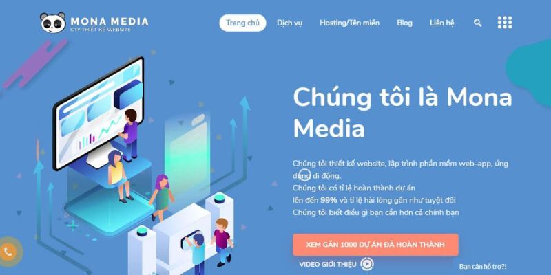 Mona Media - Đơn vị thiết kế website giới thiệu công ty hàng đầu Việt Nam