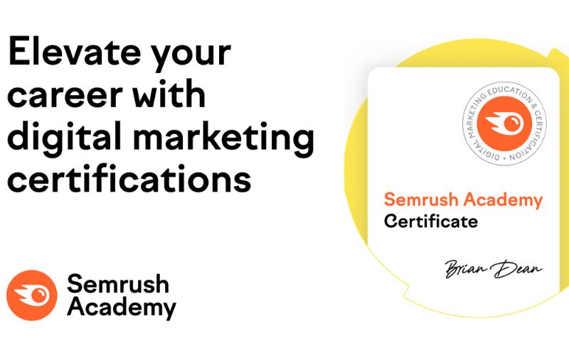 khóa học Marketing của Semrush