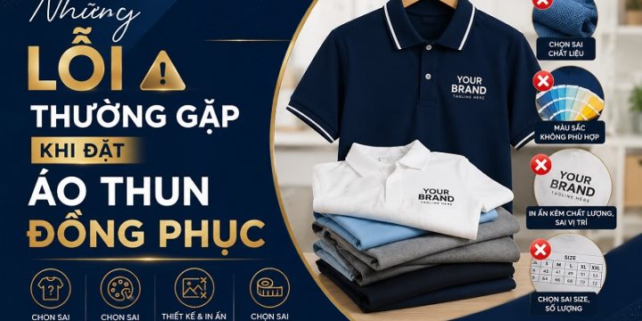 Những Lỗi Thường Gặp Khi Đặt Áo Thun Đồng Phục Và Cách Khắc Phục