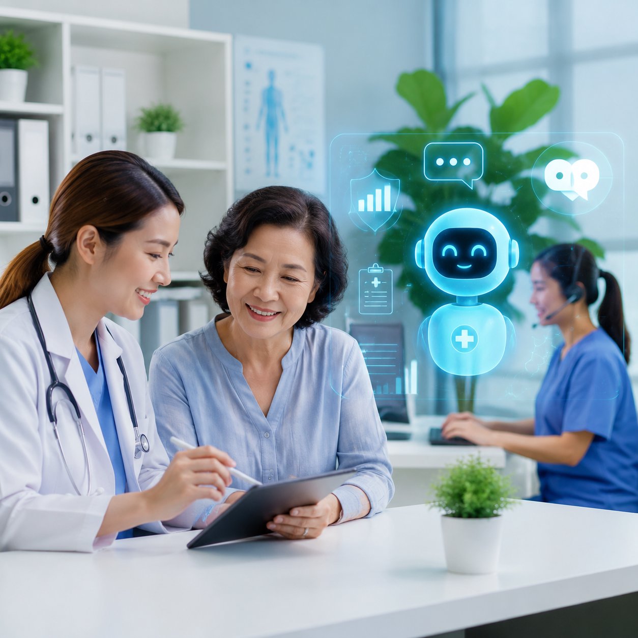 Ứng dụng AI cho chăm sóc khách hàng y tế