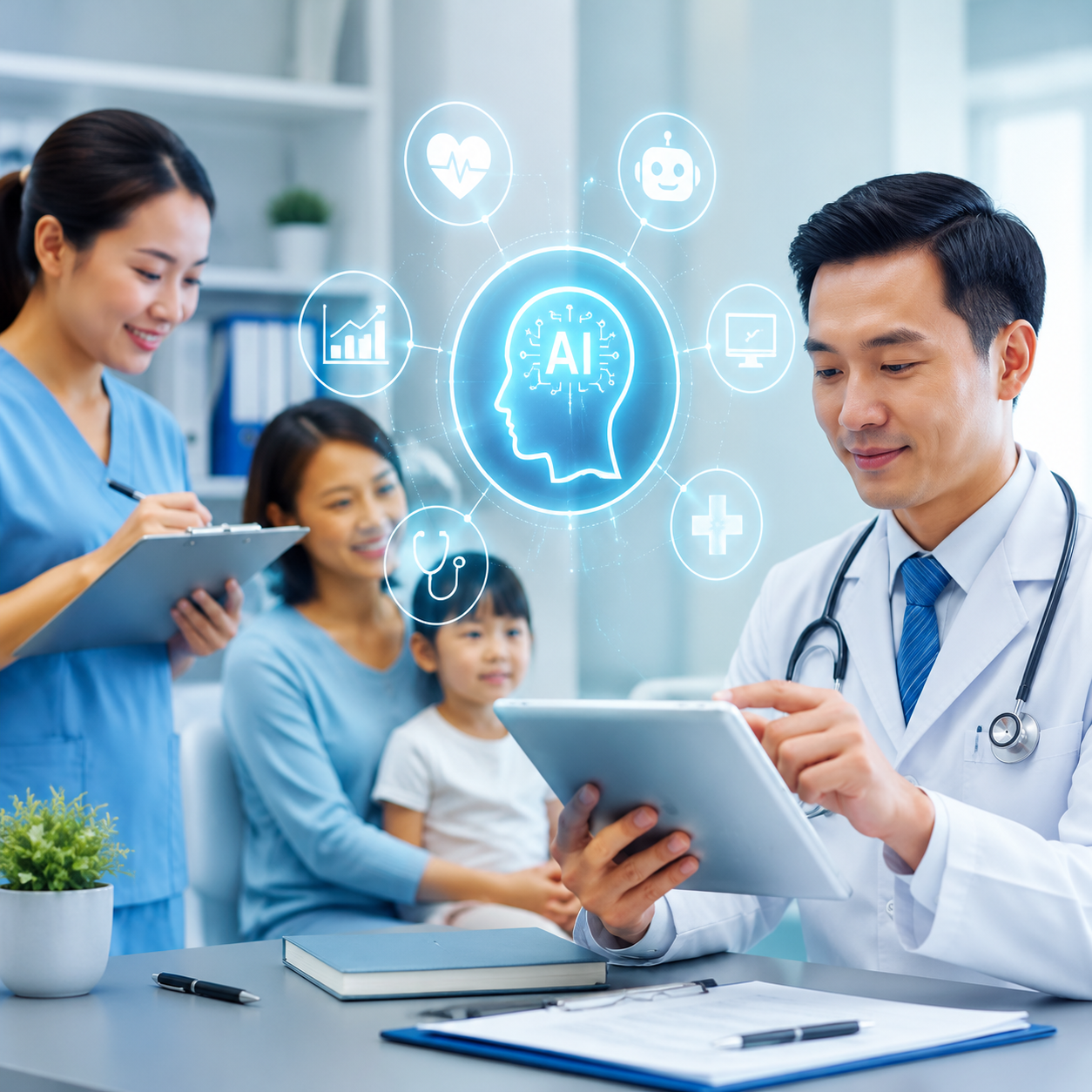 Ứng dụng AI trong doanh nghiệp y tế nhỏ